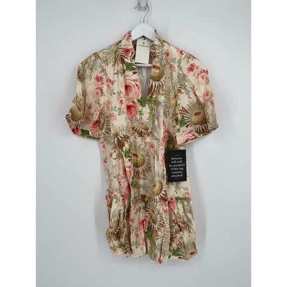TUCKERNUCK Sun Faded Floral Crawford Dress NWT Size XS - Picture 7 of 9